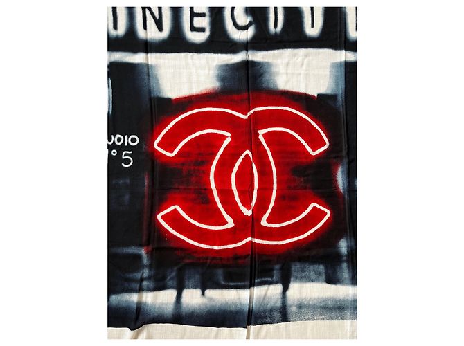 Chanel Lenços Preto - vista 3