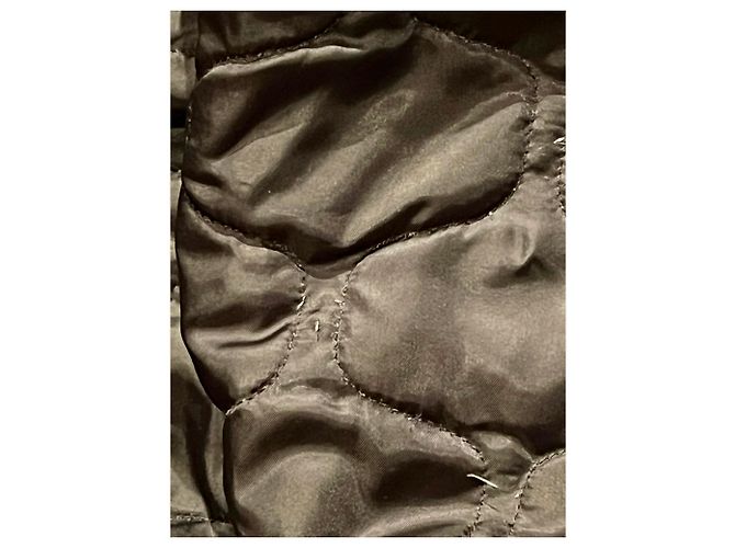 Diane Von Furstenberg Parka con capucha y pelo sintético DvF Negro - vista 10