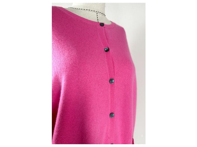 Autre Marque Christian Berg Kaschmir Cardigan Rosa Pink - Ansicht 3