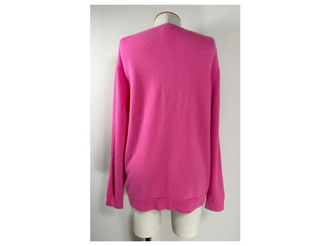 Autre Marque Christian Berg Kaschmir Cardigan Rosa Pink - Ansicht 4