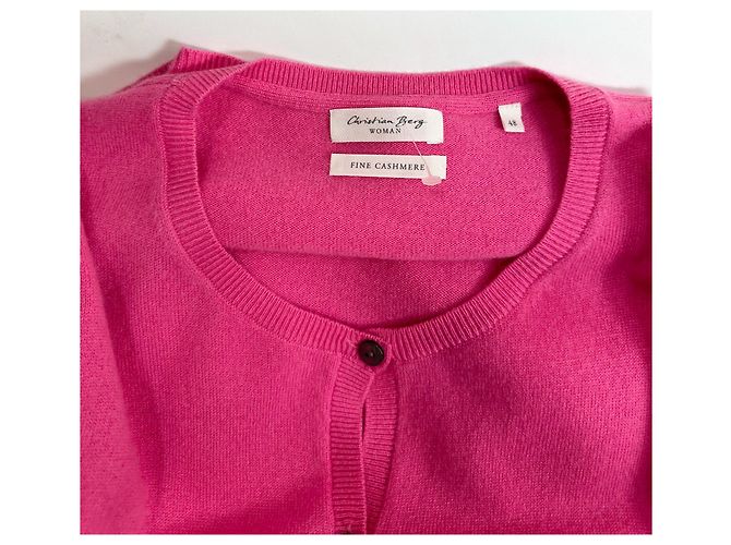 Autre Marque Christian Berg Kaschmir Cardigan Rosa Pink - Ansicht 5