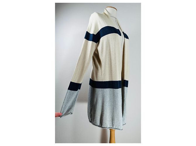Autre Marque Adagio Strickjacke aus Seide und Kaschmir mehrfarbig Mehrfarben - Ansicht 2