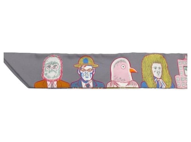 ***Sciarpa HERMES Twilly/Codice di abbigliamento di Hermès - vista 2