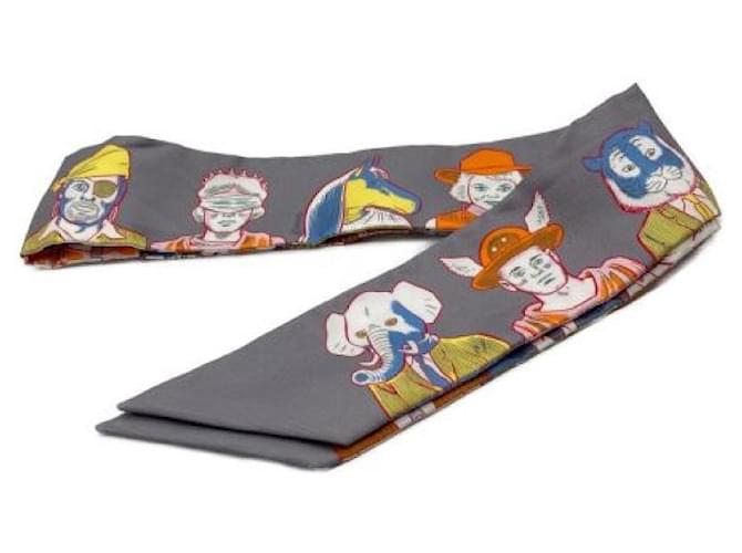 ***Sciarpa HERMES Twilly/Codice di abbigliamento di Hermès - vista 9