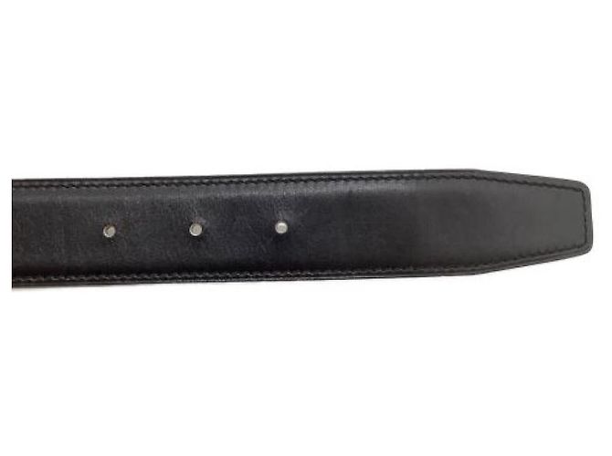 Hermès ***HERMES HERMES cinturón en H Castaño Negro - vista 4