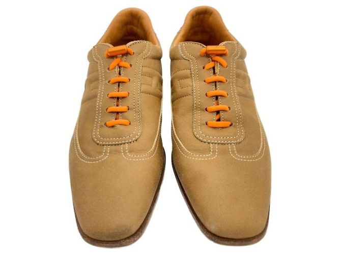 Hermès ***HERMES HERMES Ledersneaker Beige - Ansicht 2