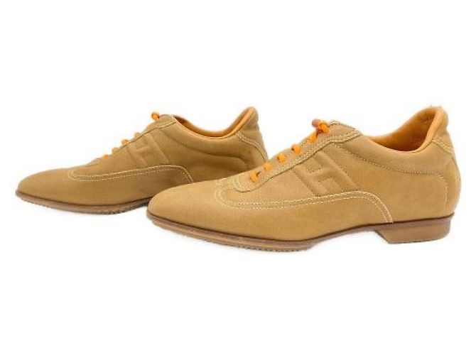 Hermès ***HERMES HERMES Ledersneaker Beige - Ansicht 4