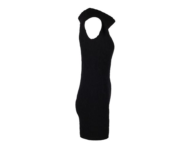 Rick Owens Woll-Etuikleid Schwarz - Ansicht 3