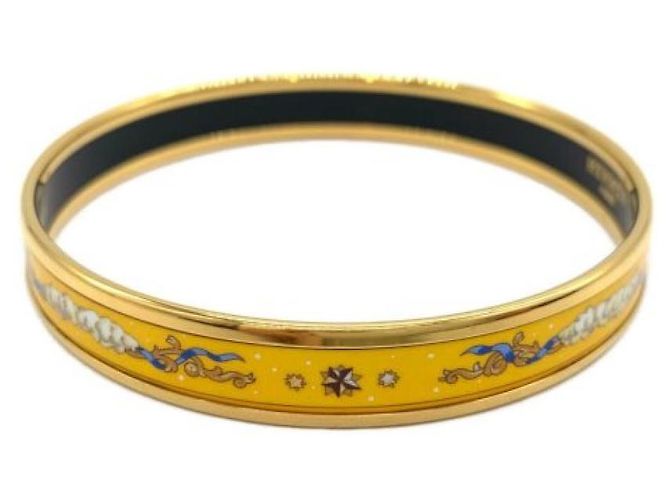 Pulsera Hermès BIC Amarillo Negro - vista 3