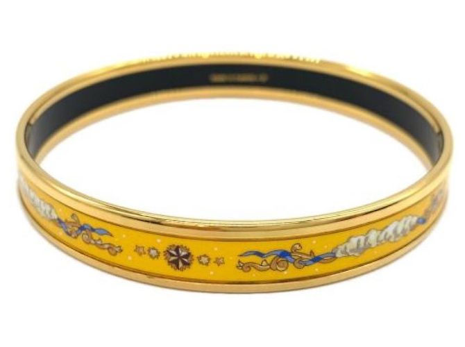 Pulsera Hermès BIC Amarillo Negro - vista 4