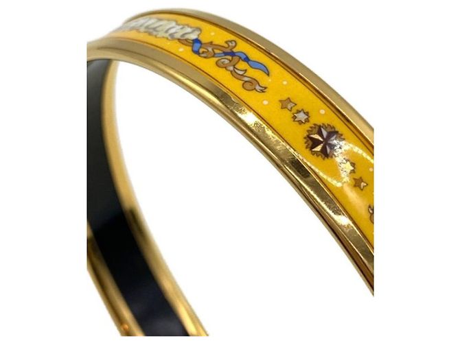 Pulsera Hermès BIC Amarillo Negro - vista 8