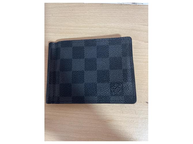Louis Vuitton Portafoglio con fermabancote Blu scuro - vista 2