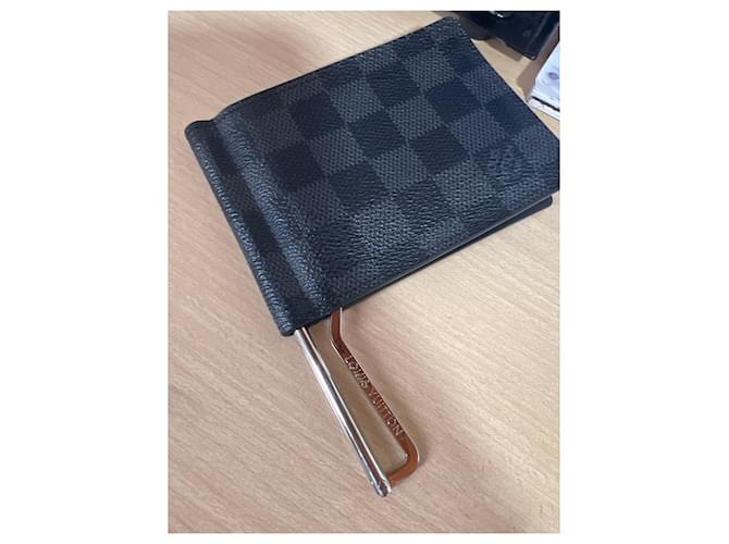 Louis Vuitton Portafoglio con fermabancote Blu scuro - vista 5