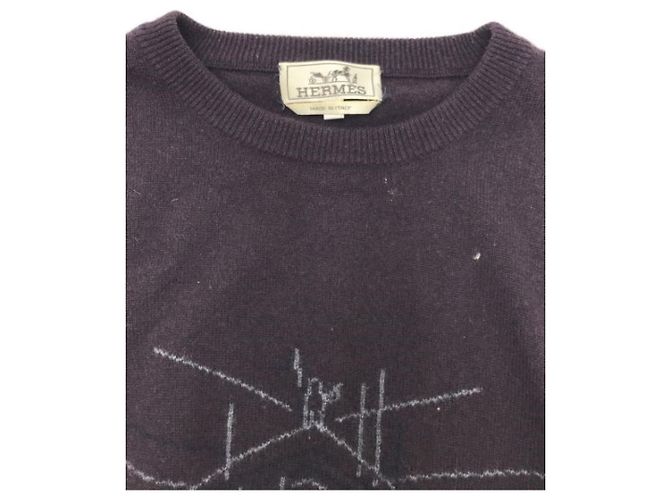 Hermès ***HERMES-Kaschmirstrick Braun - Ansicht 3