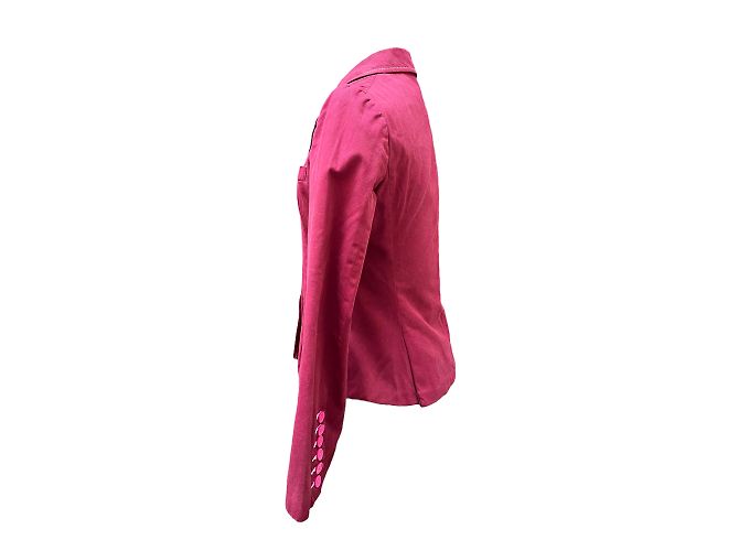 Blazer Moschino Fuchsia de terciopelo M Púrpura - vista 6
