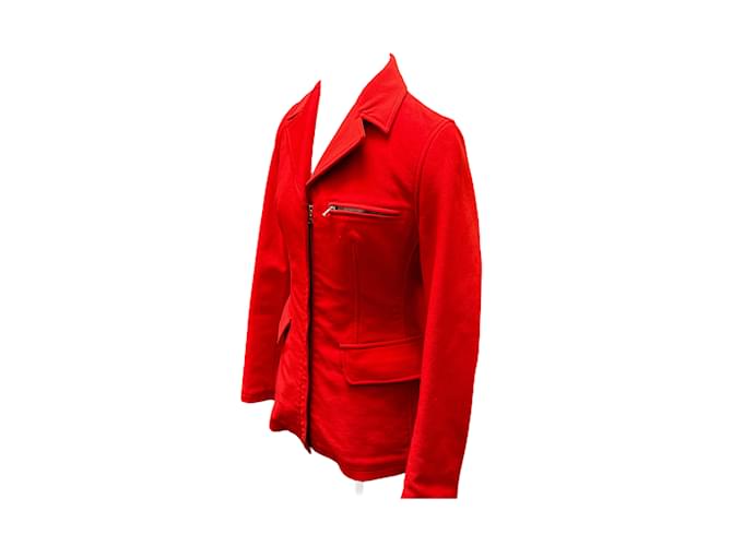 Prada Blazer Rojo de Algodón Talla M Roja - vista 2