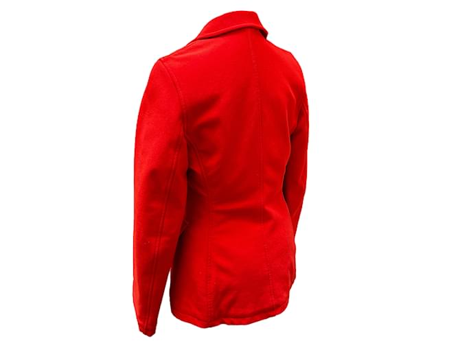 Prada Blazer Rojo de Algodón Talla M Roja - vista 5