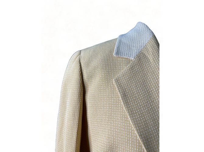 Fendi Craned Cool Wollblazer beige Größe M - Ansicht 7