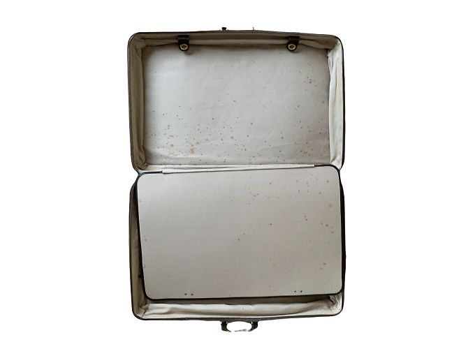 Valigia Christian Dior Oblique Monogram Canvas Marrone - vista 6