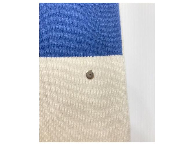 Hermès ***HERMES  100% Kleid aus Kaschmir-Strick Blau - Ansicht 4