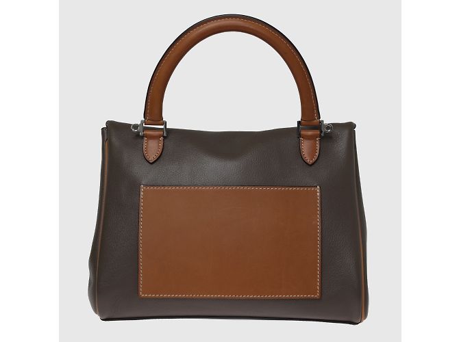 Moynat GREY/Brown Danse 2-WayTop Handle Bag - view 5