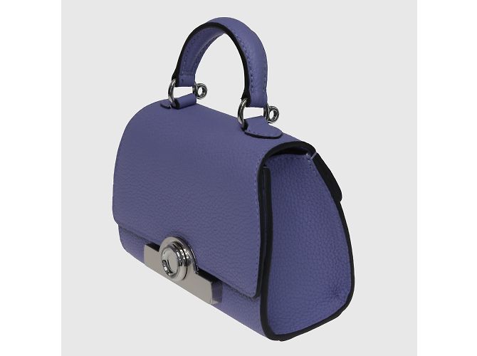 Moynat Bolsa com Alça Superior Nano Rejane Azul - vista 4
