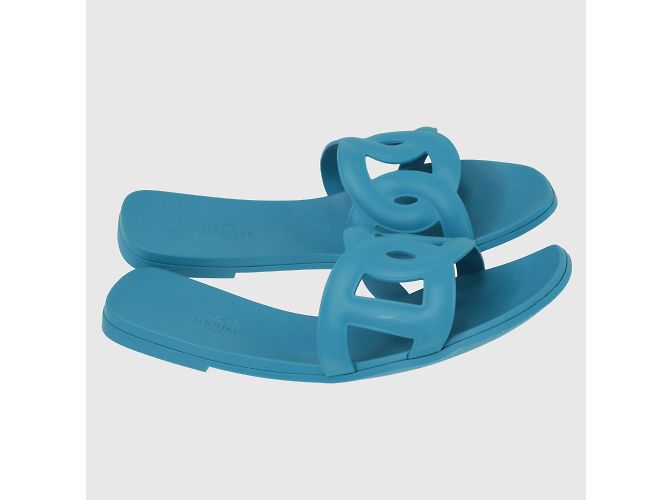 Hermès Blaue Aloha-Strandsandale - Ansicht 5