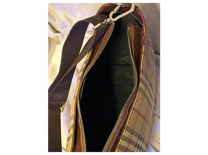 Burberry spalla caramello ref.80062 Monogramma - vista 3