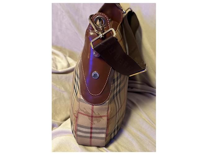 Burberry spalla caramello ref.80062 Monogramma - vista 4