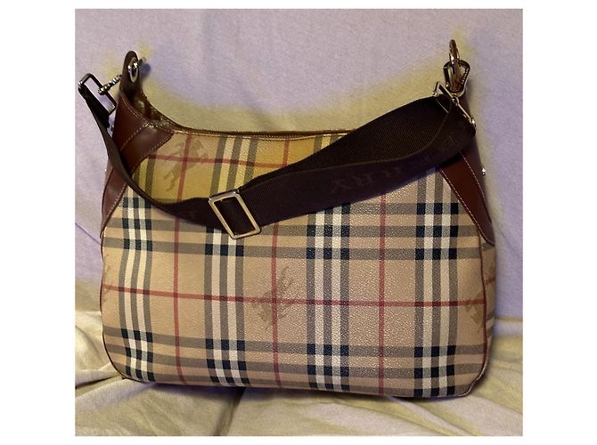 Burberry spalla caramello ref.80062 Monogramma - vista 5