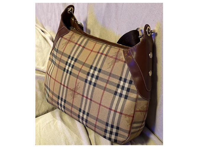Burberry spalla caramello ref.80062 Monogramma - vista 6