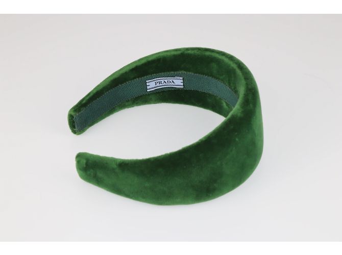 Prada Grünes Stirnband-Zubehör - Ansicht 3
