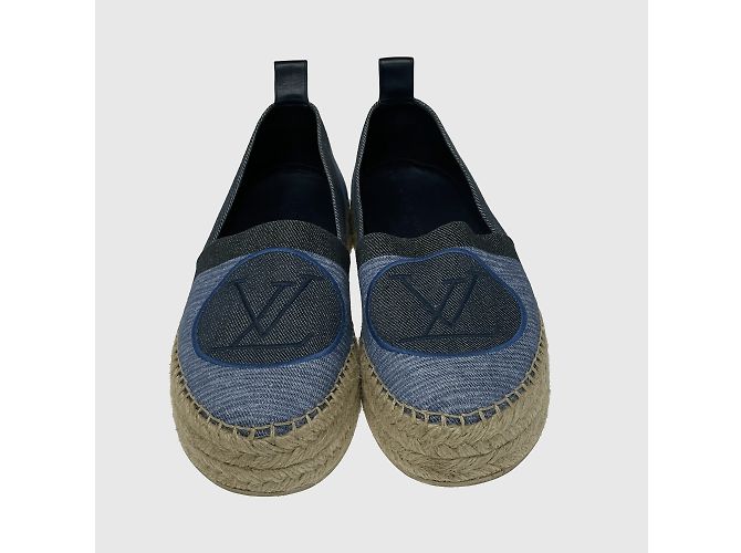 Louis Vuitton Blue Shore Postkarten-Espadrilles Blau - Ansicht 2