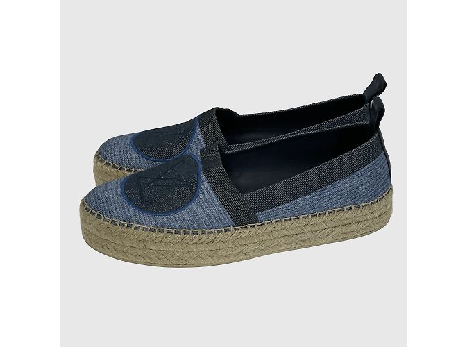 Louis Vuitton Blue Shore Postkarten-Espadrilles Blau - Ansicht 4