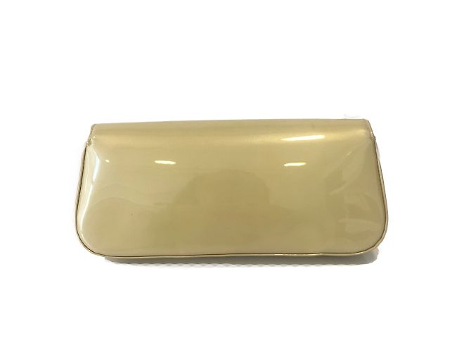 Pochette Sobe in pelle Vernis giallo chiaro di Louis Vuitton - vista 6