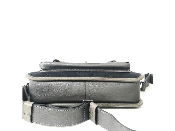 Borsa Chanel in pelle scamosciata nera Parigi-Dubai Nero - vista 11
