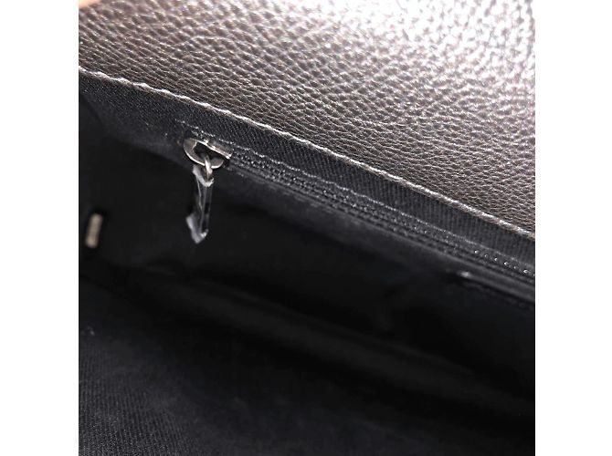 Borsa Chanel in pelle scamosciata nera Parigi-Dubai Nero - vista 6