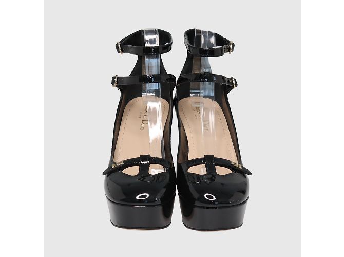 Décolleté con plateau Aime Dior nere - vista 2