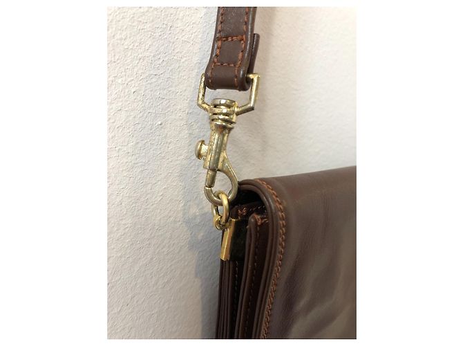 Pochette in pelle vintage Marrone - vista 10