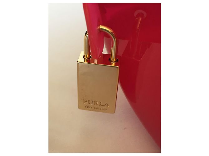 Borsa Candy Furla realizzata in Italia Fuschia - vista 10