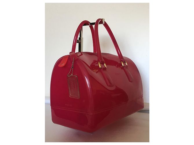 Borsa Candy Furla realizzata in Italia Fuschia - vista 2