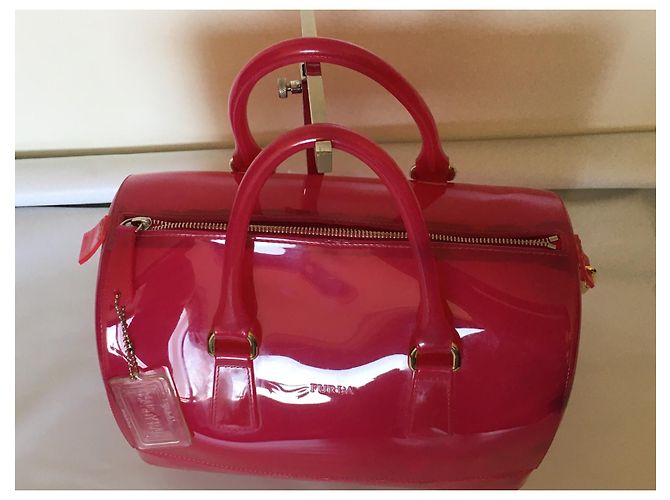 Borsa Candy Furla realizzata in Italia Fuschia - vista 3
