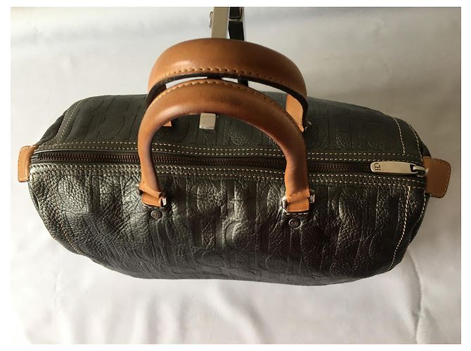 Borsa Carolina Herrera Grigio scuro Pelliccia Grigio antracite - vista 10