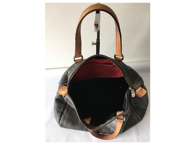 Borsa Carolina Herrera Grigio scuro Pelliccia Grigio antracite - vista 12
