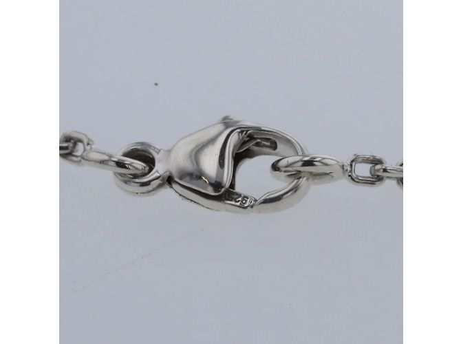 Louis Vuitton Collana con ciondolo Lockit in argento Q93559 - vista 5