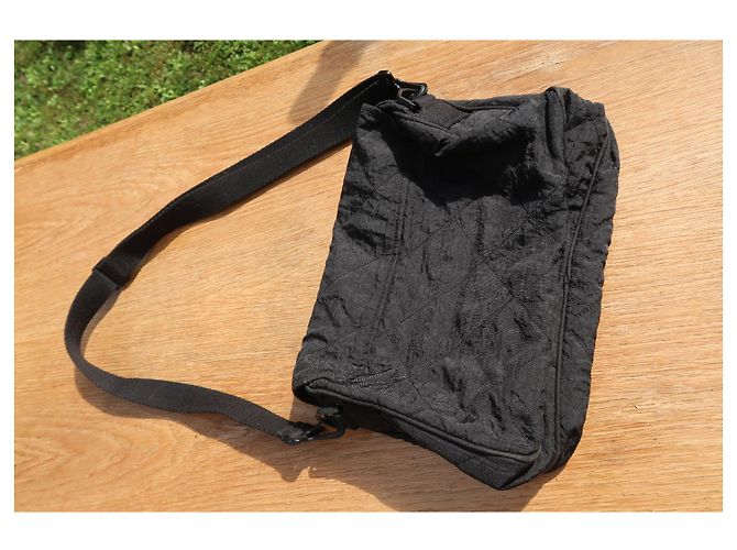 Bolsa Sonia Rykiel em tecido acolchoado preto - vista 4