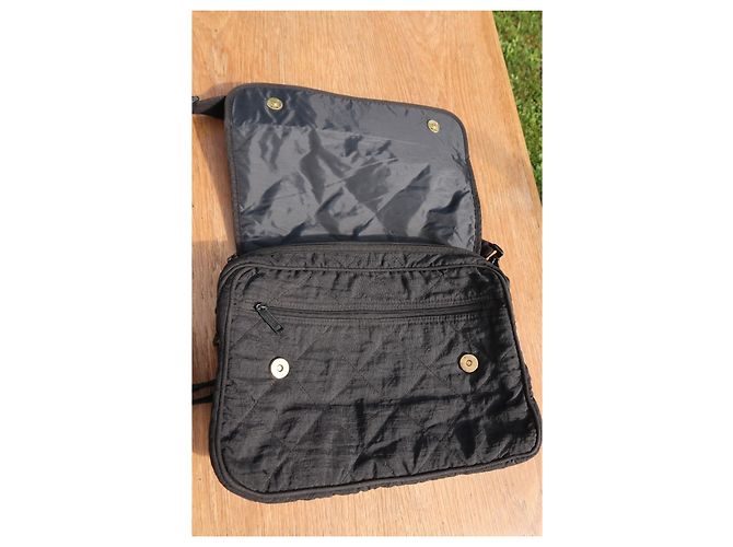 Bolsa Sonia Rykiel em tecido acolchoado preto - vista 7