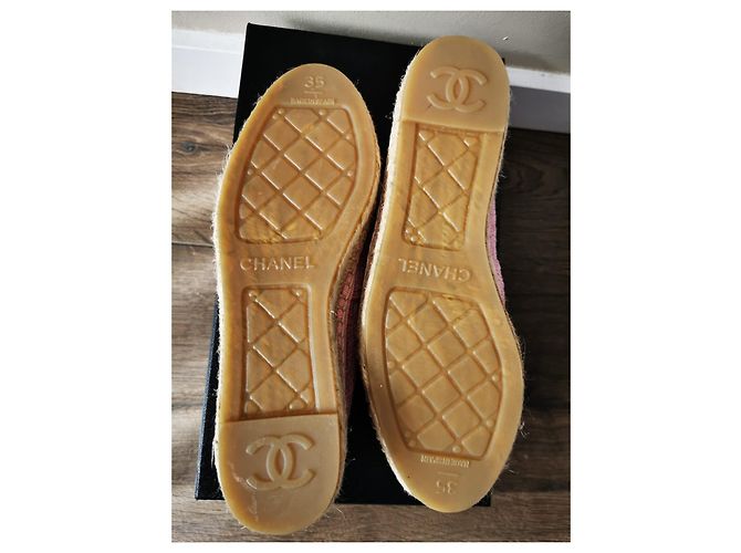 Chanel Tweed Espadrilles Pink - Ansicht 3