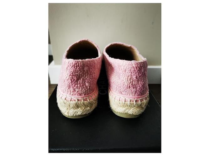Chanel Tweed Espadrilles Pink - Ansicht 4