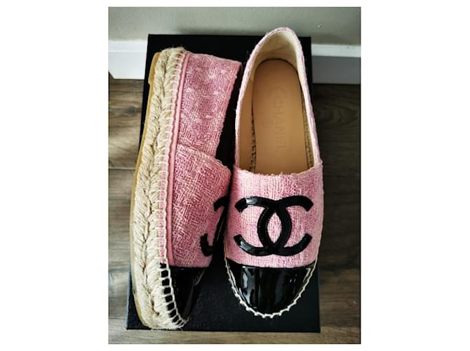 Chanel Tweed Espadrilles Pink - Ansicht 5